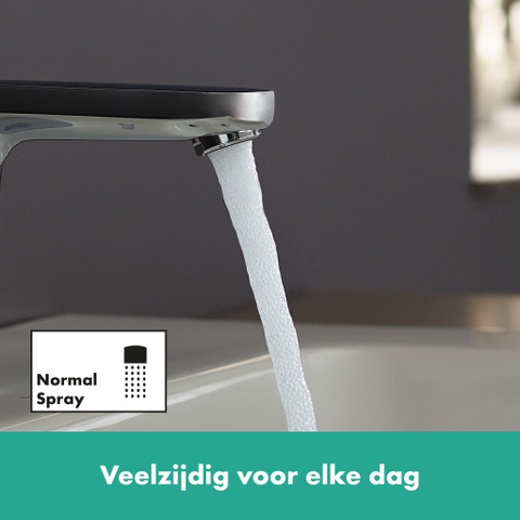 Hansgrohe Vernis Blend Wastafelmengkraan - 14.3x10.8cm - hoogglans chroom SW651584