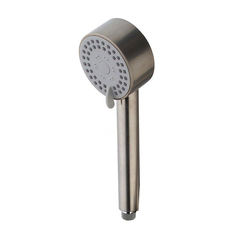 Wiesbaden Unimatch Cadans handdouche - 3 standen - diameter 8cm - PVD - geborsteld staal (RVS) SW10541