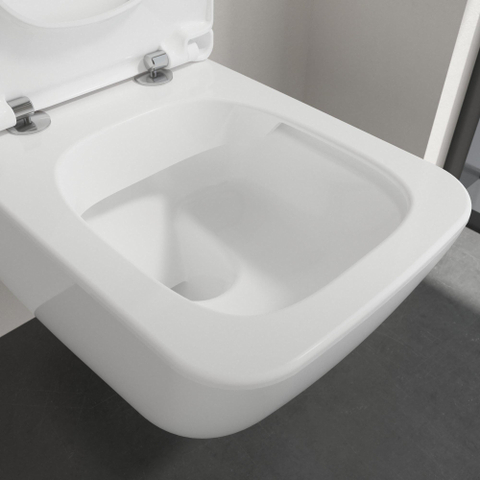 Villeroy & Boch Venticello cuvette - L37,5xP56cm - économiseur d'eau Chasse profonde anti-salissures Céramique Blanc SW119791