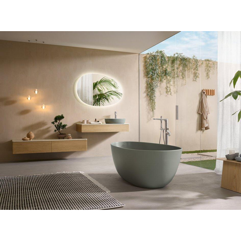 Villeroy & Boch Antao Vrijstaand bad - 170x75cm - zonder afvoer - Morning Green (mat groen) SW1225182