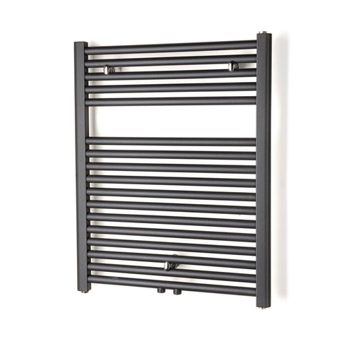 Wiesbaden Elara Radiateur ornamental vertical 60x76.6cm connexion central dessous 463Watt anthracite SW21945