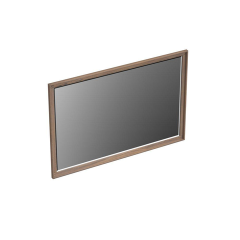 Forzalaqua Reno 2.0 miroir 120x80cm Rectangulaire sans éclairage avec cadre Chêne massif Havanna SW492585
