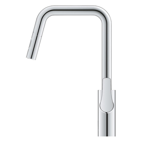 Grohe Eurosmart E Hybrid robinet de cuisine mélangeur bec en U double jet SW1234858