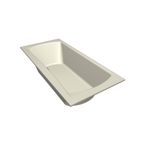 Xenz Robijn Baignoire duo - 190x90x48 - bonde au milieu - acrylique - pergamon SW378335