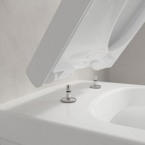 Villeroy & Boch Architectura pack combiné à fond creux directflush avec abattant softclose et quick release ceramic+ blanc SW448414