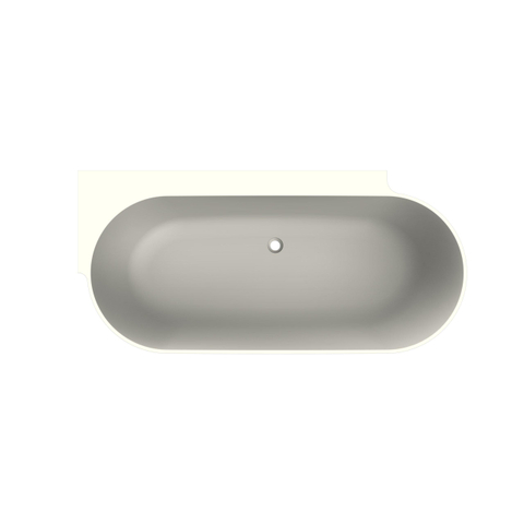 Arcqua Havana Baignoire demi-îlot - 170x80cm - gauche - sable mat SW1224202
