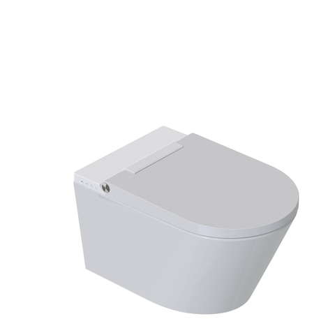 QeramiQ Luma WC lavant – siège chauffant & séchage à air chaud – blanc brillant SW1247816