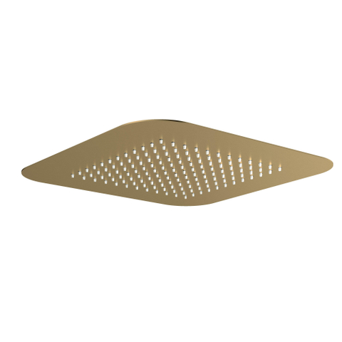 Hotbath Gal Inbouw - hoofddouche 42 x - 42 cm - PVD - geborsteld messing (goud) SW656438