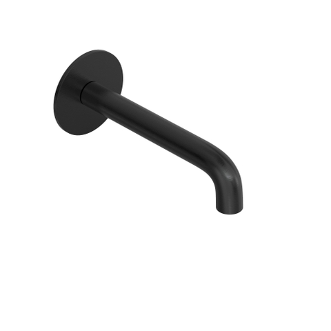 Hotbath Cobber Uitloop lengte 15 cm - PVD - geborsteld zwart SW1246724
