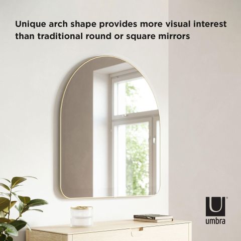 Umbra Hubba Spiegel 3x87x92cm goud SHOWROOMMODEL SHOW25463