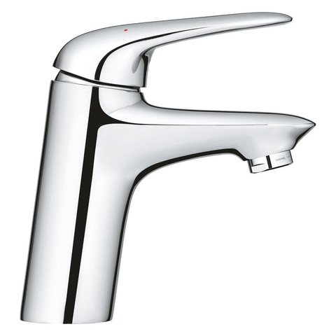 Grohe Wave New Waterbesparende Wastafelkraan - M-Size - ES energiebesparend - met push-open garnituur - chroom SW87119