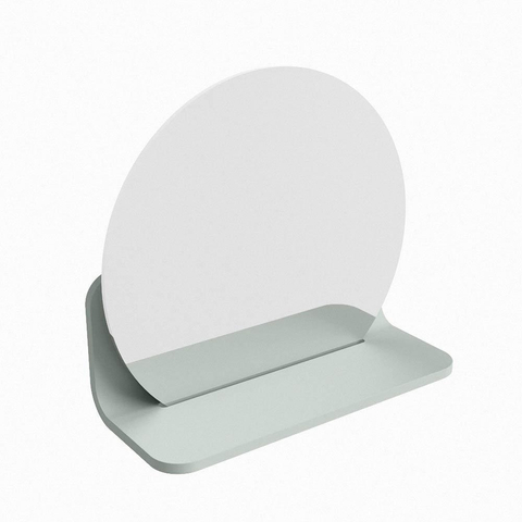 Mondiaz SPOT miroir – Ø 30 cm – avec tablette – Greey (vert clair/gris) SW1235531