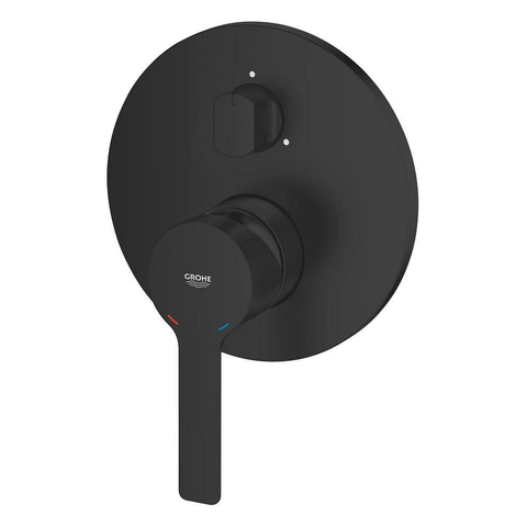 GROHE Lineare afbouwdeel - 3-weg omstel - mat zwart SW1477535