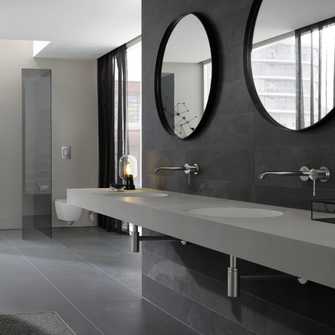GROHE Essence New Partie de finition pour robinet lavabo mural encastrable 2 trous L size avec bec 23cm chrome 0442582