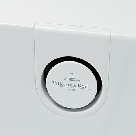Villeroy & Boch badwaste met toevoer voor oberon 2.0 stone white SW693637