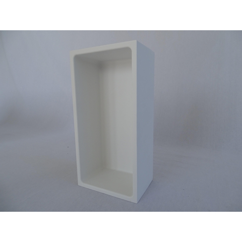 Crosstone by Arcqua Solid Alcove niche encastrée 30x15x10cm solid surface blanc mat SW420140