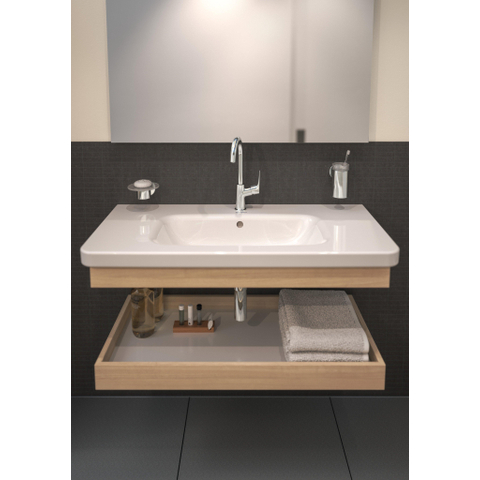 Hansgrohe Logis 1 greeps wastafelkraan - 210 draaibare uitloop - zonder afvoer - hoogglans chroom 0605656
