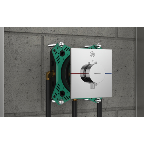 Hansgrohe ShowerSelect Comfort E Thermostaat - inbouw - 1 functie - hoogglans chroom SW918023