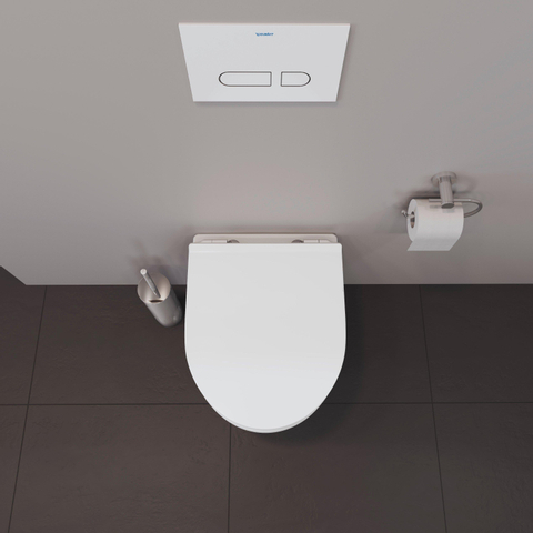 Duravit No.1 Staand closet - 48x37x40cm - diepspoel - spoelrandloos - rimless - glans wit SW723748