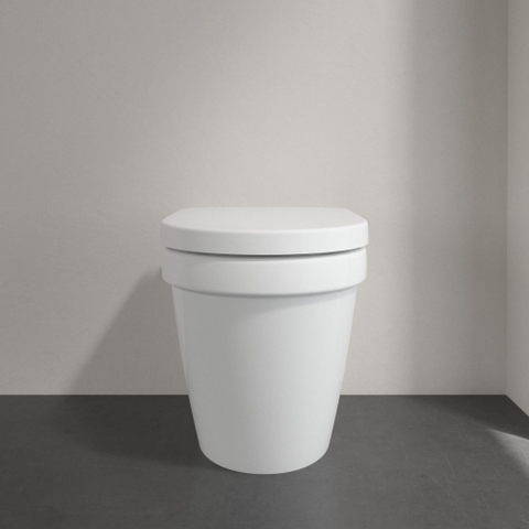 Villeroy & Boch Architectura Cuvette à poser à sortie profonde - sans bride de rinçage - au sol - blanc brillant Alpin (blanc) SW479534