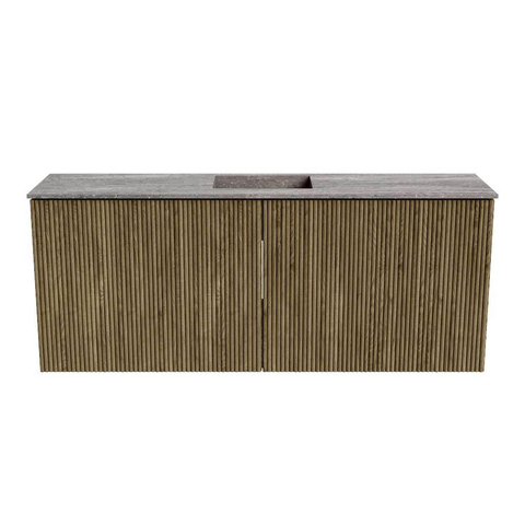 Mondiaz JOYA-DLUX 100cm meuble de salle de bains - couleur Dusk - Vasque FAYE position Milieu 1 trou de robinet couleur Oza. SW1425991