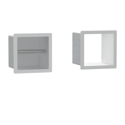 Fortifura Calvi Inbouw Reserve- en toiletrolhouder - mat wit SW1189090