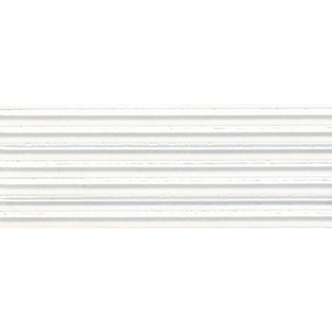 Ceralto Drapé Mural Decor-strip - 7.5x20cm - 12.5mm - Bianco SW669907