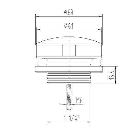 Best-Design Low fontein afvoer plug 5/4 RVS SHOWROOMMODEL SHOW25561
