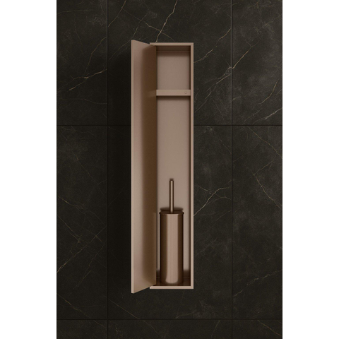 Hotbath &MORE Inbouw nis & borstelgarnituur - 16x60x12.6 cm - tuscan bronze (brons) SW1245674