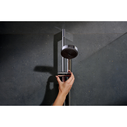 Hansgrohe Pulsify select s Glijstangset - ecosmart - handdouche - thermostatische kraan - 90cm - glijstang - glijstuk - doucheslang - hoogglans chroom SW1186267