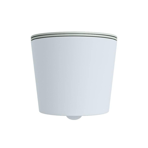 Mondiaz LAVIE hangtoilet – spoelrandloos – 36 x 53 cm – met softclose zitting – Clay (lichtblauw/grijs), zitting Greey (lichtgroen/grijs) SW1208671