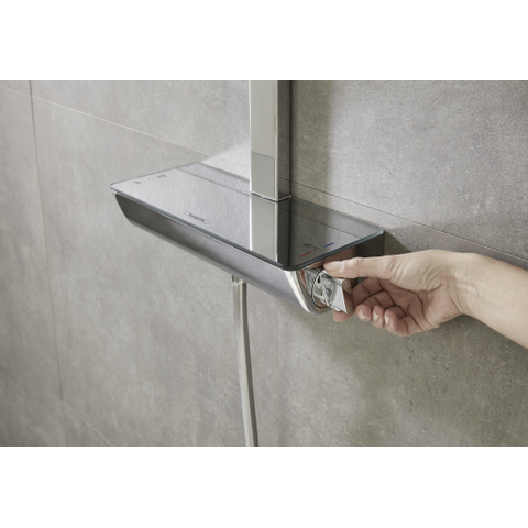 Hansgrohe Raindance e - select e - 360 - showerpipe - ecostat - ecosmart - thermostaat - hoogglans chroom GA45152