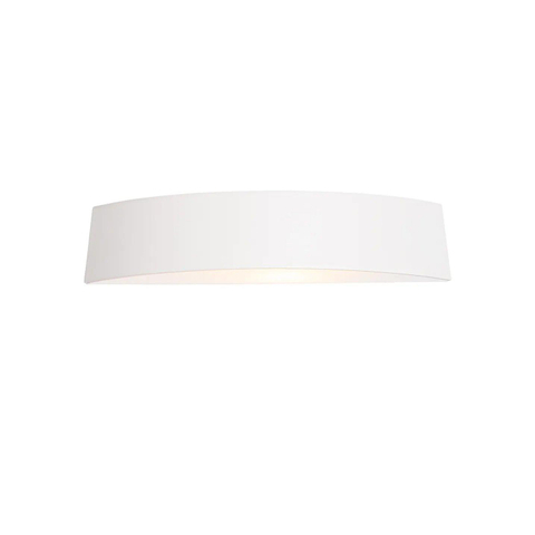 QAZQA Caz Applique murale - 1 lampe - 36cm - IP44 - Blanc SW1450880
