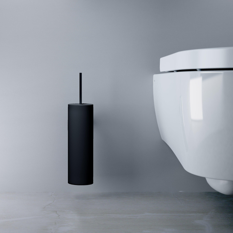 Clou Flat toiletborstelgarnituur wandmodel mat zwart SHOWROOMMODEL SHOW25781