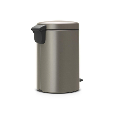 Brabantia NewIcon Poubelle 12 litres avec seau intérieur en plastique Platinum SW767514