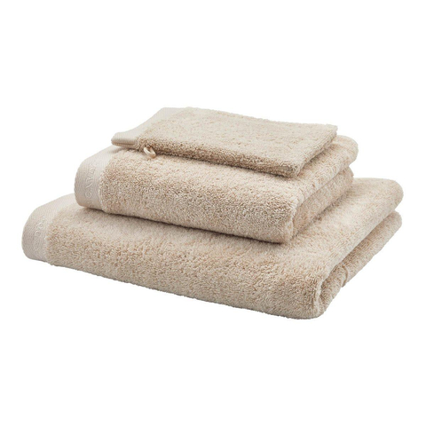 Aquanova Sava - Badlaken - GOTS KATOEN - 70x140 cm - Beige SW1108629