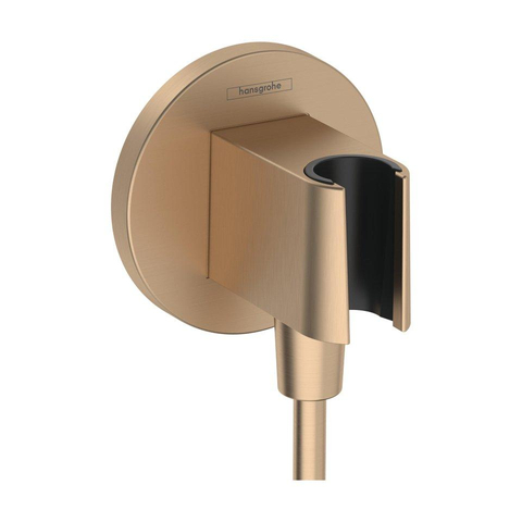 Hansgrohe Showerselect Ensemble de douche encastré - thermostat - pomme de douche - bras de douche - support de douchette - flexible de douche - douchette - bronze brossé SW1204471