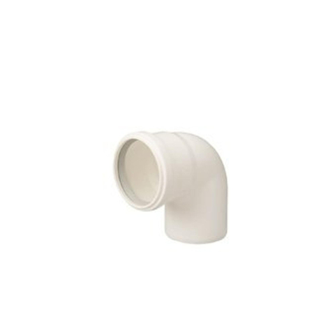 Ubbink Rolux T120 PP bocht 80mm 87° wit 1408116