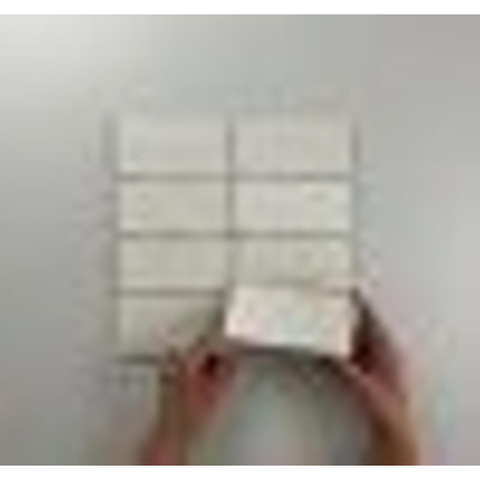 Terravito Galeno carreau mural - 7,5x15cm - 8,5mm - Rectangle - blanc/crème mat SW359685