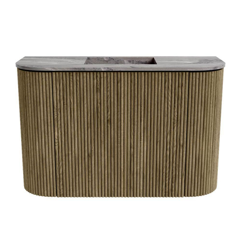 Mondiaz JOYA-DLUX 63.2cm meuble de toilette - arrondis gauche et droite couleur Dusk - Vasque FAYE position Milieu Sans trou de robinet couleur Sombra. SW1426174