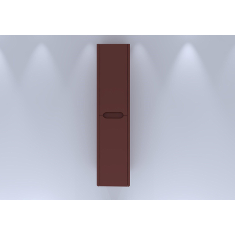 H&R badmeubelen Juice Hoge Kast - 40x35x170cm - met ronde hoeken - 2 deuren - linksdraaiend - terra mat SW875791