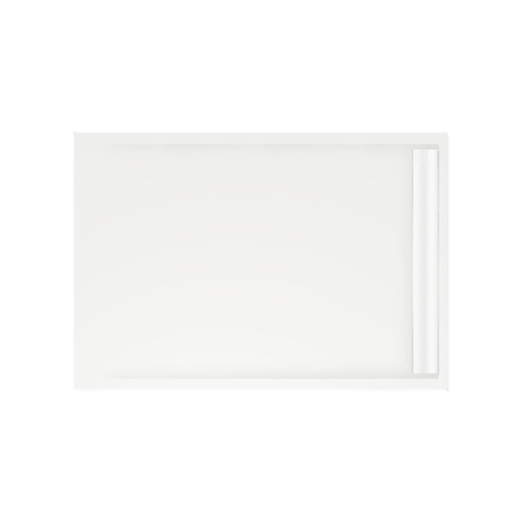 Xenz Easy Tray douchevloer - 120x100x5cm - acryl - zonder gootcover - wit SW379292