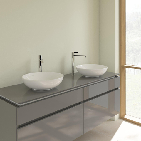 Villeroy & Boch Loop & friends vasque à poser - 42cm - ronde avec trop-plein CeramicPlus blanc SW644145