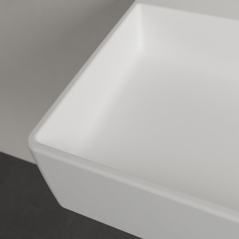 Villeroy & Boch Memento 2.0 lavabo - dessous meulé 80x47cm - avec trop-plein 1 trou de robinet CeramicPlus SW336054