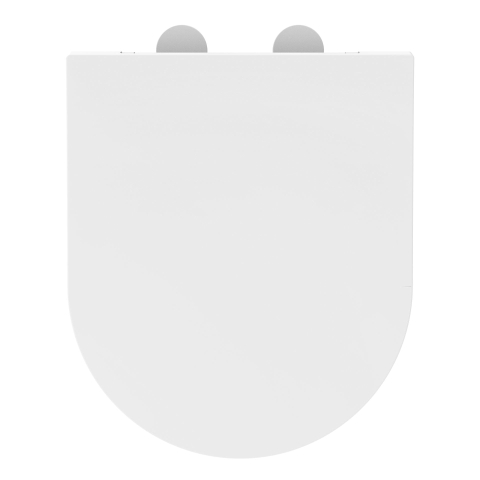QeramiQ Dely Swirl Compact Zitting - softclose - quickrelease - 25mm - glans wit SW1471015