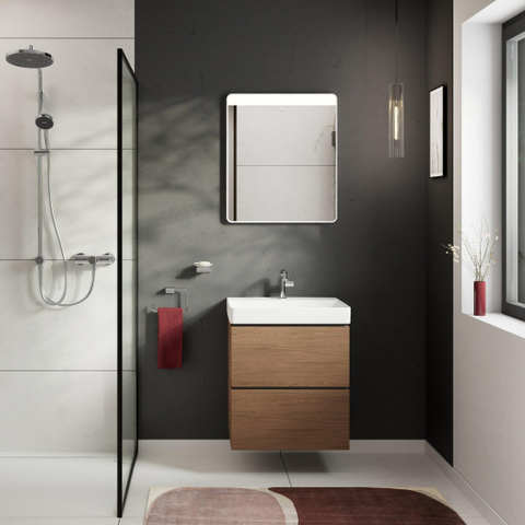 Hansgrohe Xilesa e Badmeubel - 58x47cm - 2 lades - Cashmere Oak - eiken (hout) SW1408361