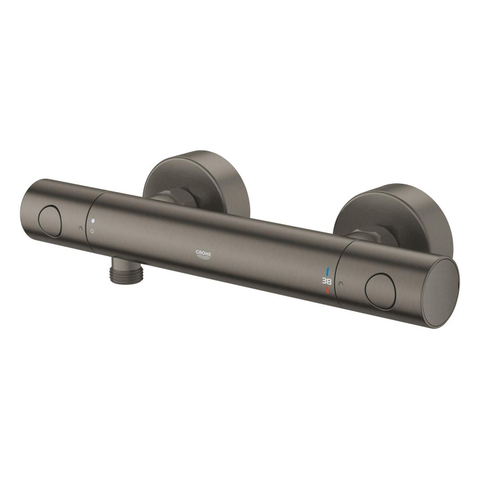 GROHE Grohtherm 800 Cosmopolitan douchethermostaat - 15cm - geborsteld hard graphite (antraciet) SW1477572