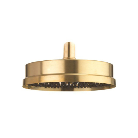 Crosswater MPRO INDUSTRIAL Hoofddouche 20cm - zonder douchearm antikalkbehandeling geborsteld messing living colours - geborsteld messing (goud) SW451387