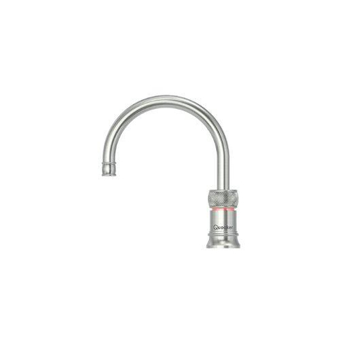 Quooker Classic Nordic Round kokendwaterkraan - draaibare uitloop - Combi+ reservoir - Warm / kokend water - RVS SW299681