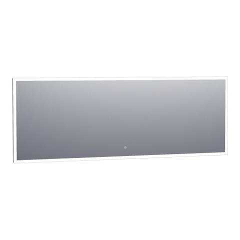Saniclass Edge Miroir 200x70cm avec éclairage LED réglable et interrupteur tactile Aluminium SW278203
